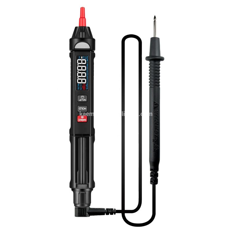 Kaemeasu Mini Pen Multiméter Digital NCV Sequência Detecção de Voltagem Sem Contato Multiméter Tester Pen Meter