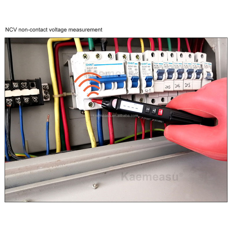 Kaemeasu Mini Pen Multiméter Digital NCV Sequência Detecção de Voltagem Sem Contato Multiméter Tester Pen Meter