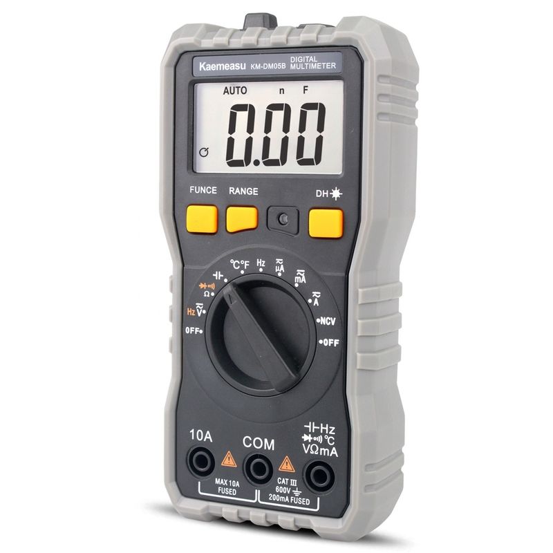 Mini Multiméter Digital DC/AC Voltagem Ampérimetro Corrente Ohm Temperatura T-rms Alta precisão Eletrônico Multiméter Digital