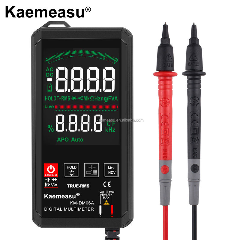 OEM ODM Big Screen Smart Multimeter Eletrônico Banco Multimeter Osciloscópio Multimers Grampos Medidores Multimetros digitais