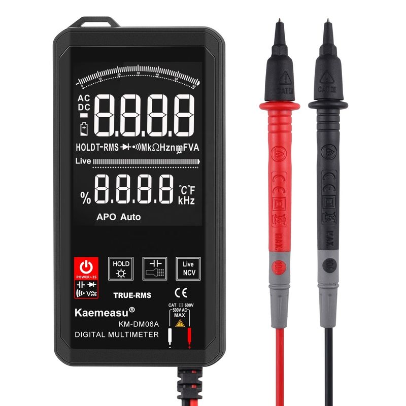 EBTN Display Touch Digital Multimeter 6000 Count Digital Multimeter Ncv Função Neutral Test de fio vivo Multimeter digital