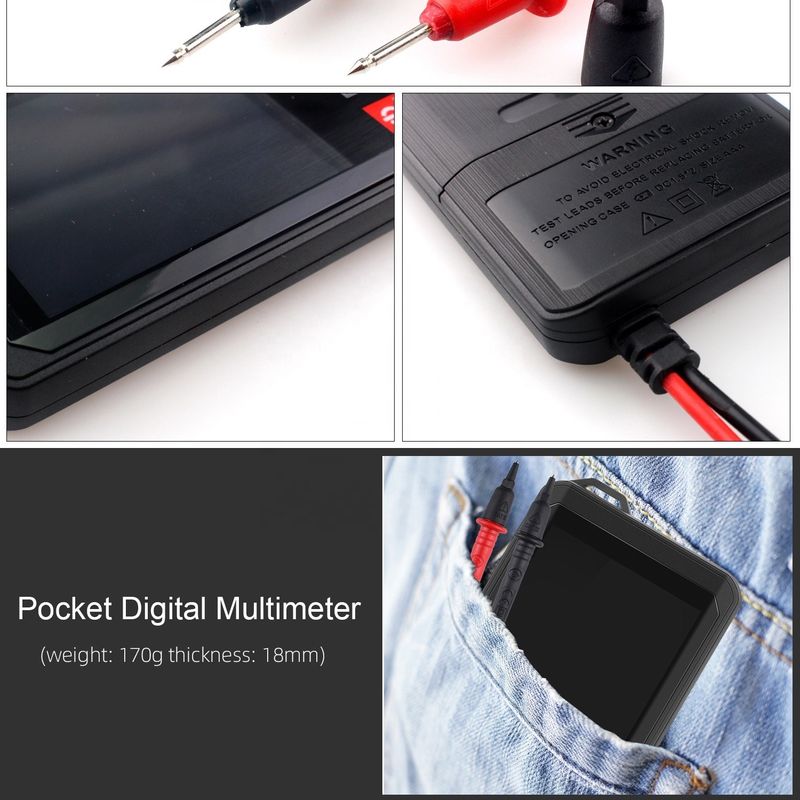 EBTN Display Touch Digital Multimeter 6000 Count Digital Multimeter Ncv Função Neutral Test de fio vivo Multimeter digital