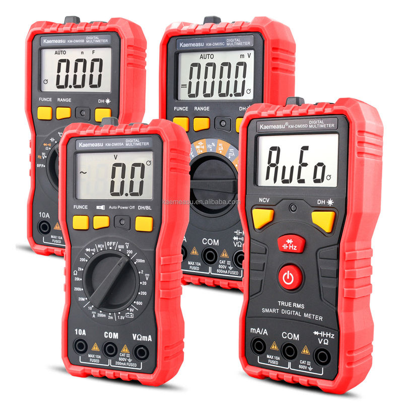 Multifunção Pocket Digital Multimeter Eletrônico Universal Meter Alta precisão DC/AC NCV True RMS Multimeters Tester