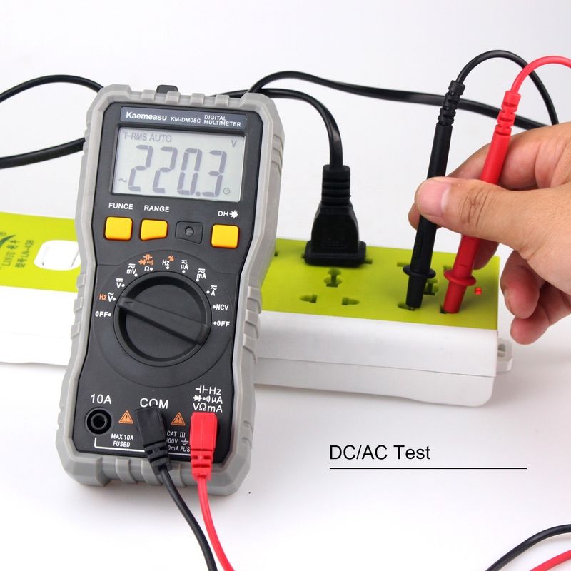 Multifunção Pocket Digital Multimeter Eletrônico Universal Meter Alta precisão DC/AC NCV True RMS Multimeters Tester