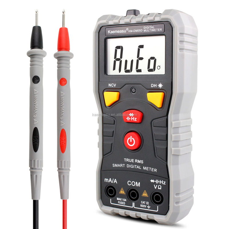 Kaemeasu Multiméter digital portátil inteligente DC AC Auto Range Multiméter digital vivo sem fio linha de teste Multiméter digital
