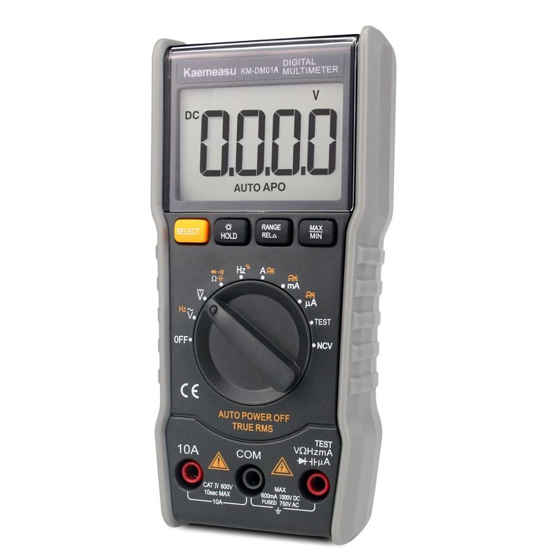 Mini NCV portátil True RMS Live Wire/Nothing Wire Medida de alcance automático Multimetros digitais de bolso