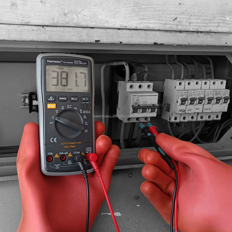 Venda a quente Multiméter eletrônico industrial de alta precisão 6000 conta 1000v AC DC Multimetros digitais