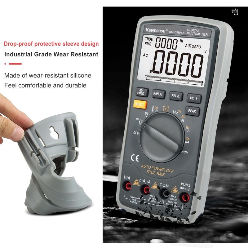 ABS Parts Electric 04A OEM ODM Auto range Smart Multitester equipamento de laboratório DC/AC 20000 Contas Multimetros digitais