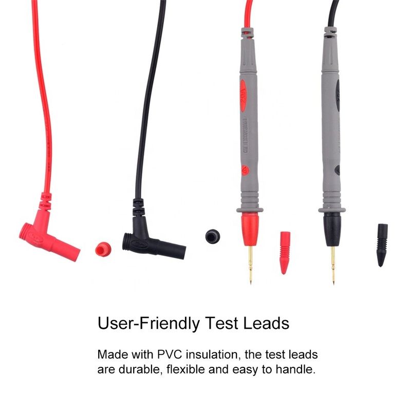 Proba de teste multimétrico Leads Banana Plug Multiméter digital sondas de teste elétrico 20A 1000V cabos de instrumentação