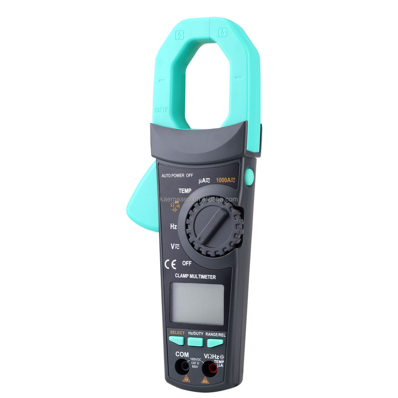 Big Clamp Multimeter T-RMS AC DC 1000V 1000A Diodo Teste de Continuidade Buzzer Digital Clamp Meter