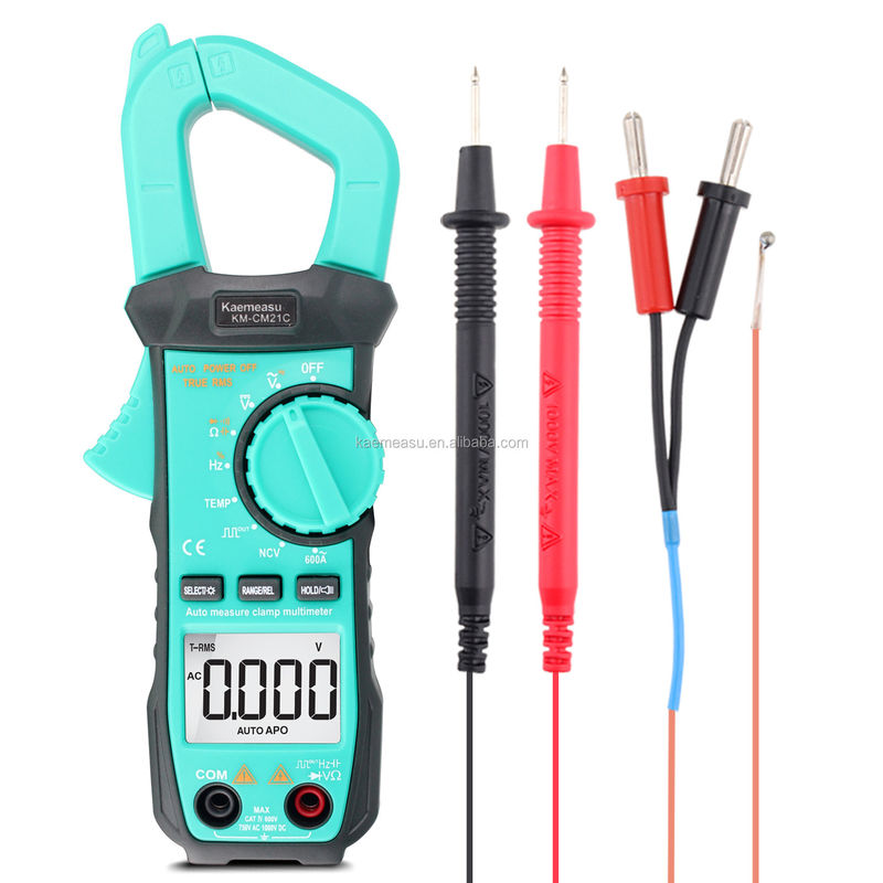 21C Corrente de vazamento de pinça Métro Voltagem e corrente de vazamento Tester Clamp Meter Ac Leakage Current Tester Clamp Meter