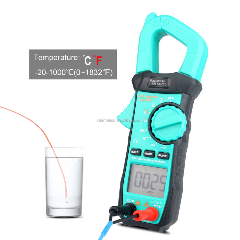 21C Corrente de vazamento de pinça Métro Voltagem e corrente de vazamento Tester Clamp Meter Ac Leakage Current Tester Clamp Meter
