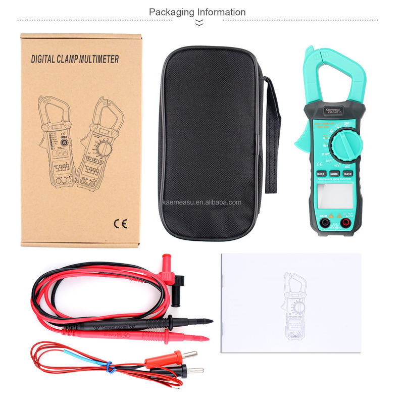 21C Corrente de vazamento de pinça Métro Voltagem e corrente de vazamento Tester Clamp Meter Ac Leakage Current Tester Clamp Meter