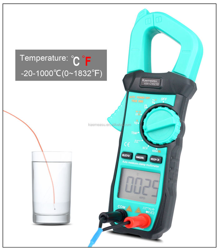 Multiméter digital portátil com detector de tensão e pinça de medição de resistência 600Ω/6kΩ/60kΩ/600kΩ/6MΩ/40MΩ