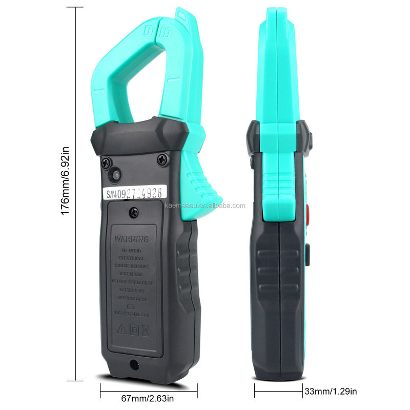 21D DC AC Digital Clamp Meter 3 5/6 dígitos Teste de Diodo Automático Ture RMS Square Wave Output NCV Digital Clamp Meter Multimeter