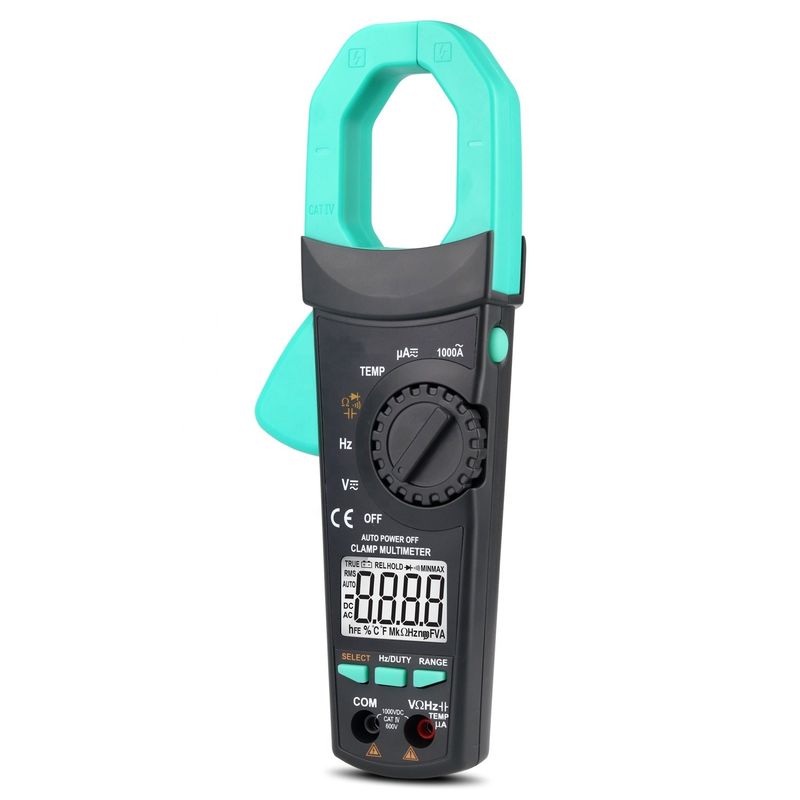 ABS elétrico Peças 300g Digital AC DC Aperto Métrico Auto Range Multimeter True Rms Ncv Ammeter
