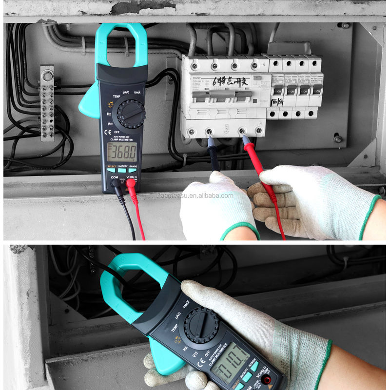ABS elétrico Peças 300g Digital AC DC Aperto Métrico Auto Range Multimeter True Rms Ncv Ammeter