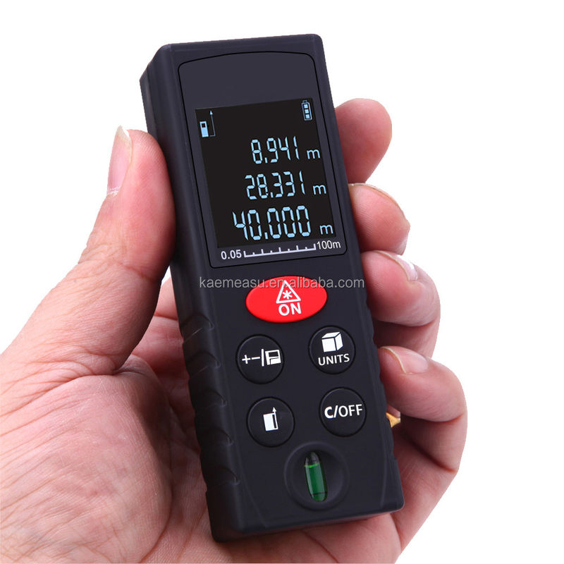 OEM ODM Mini Métro de Distância Laser de Mão Ferramentas de Medição Ruler Eletrônico Laser Digital Range Finder para Venda