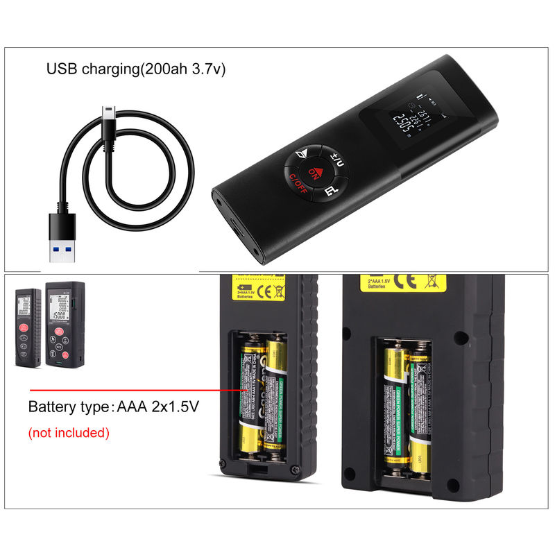 40m 100m OEM ODM Mini portátil telemóvel digital de infravermelho Laser Distância Métricos Elétricos Laser telemóveis