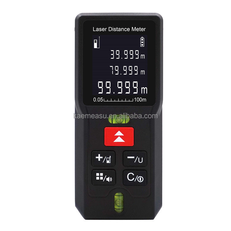 Medidor de distância a laser portátil Equipamento de medição de distância elétrica Mini Medidores de distância a laser digital portáteis 0.05-120m