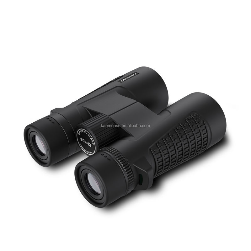 C 10X Magnificação Binoculares de calibre 42mm Caça Tiro de longa distância Área externa Visão clara Binoculares Telescópio