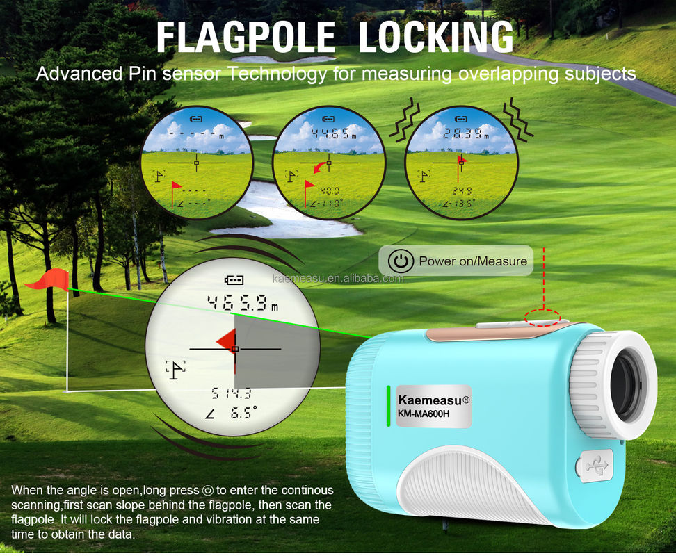 OEM 1200m Golf Slope Scope Laser Distance Meter Telescópio Industrial Grade Golf Laser Rangefinders com suporte personalizado
