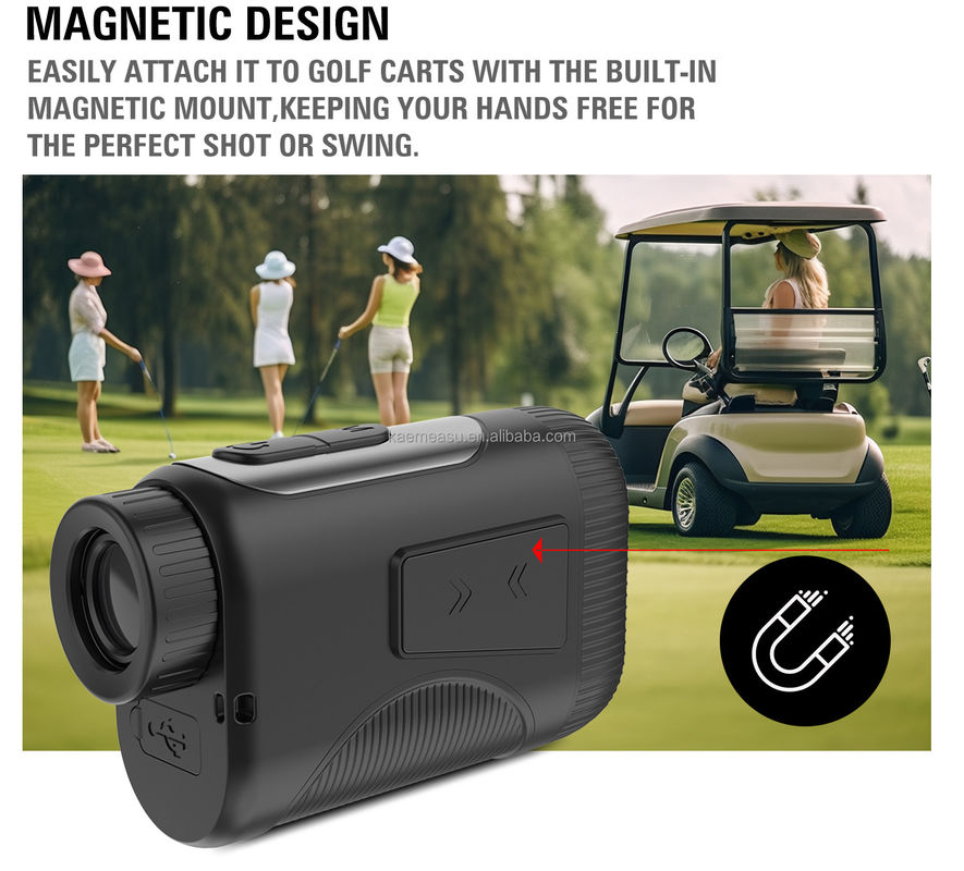 OEM 1200m Golf Slope Scope Laser Distance Meter Telescópio de grau industrial Golf Laser Rangefinders Cor preta