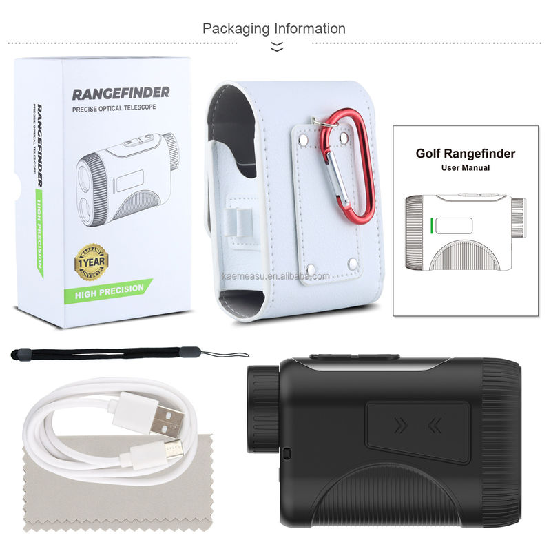 OEM 1200m Golf Slope Scope Laser Distance Meter Telescópio de grau industrial Golf Laser Rangefinders Cor preta