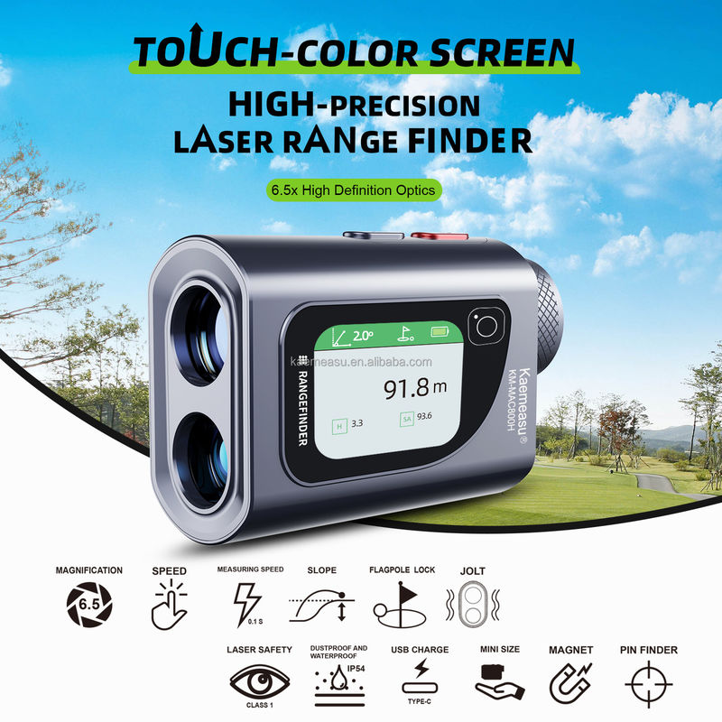 Instrumento de medição a laser multifunção de 800 m Distância medidor de comprimento de onda binóculos de alta precisão para engenheiros