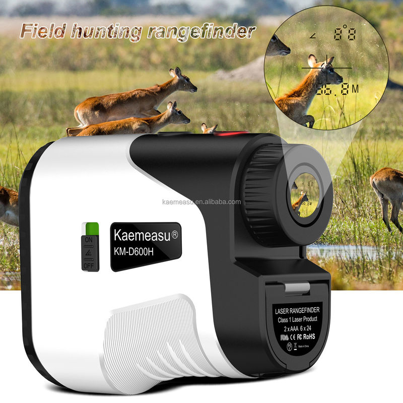 D Modelo Laser Distance Meter Golf Hunting Rangefinder Ideal para construção e aplicações industriais ao ar livre 100*82*40mm