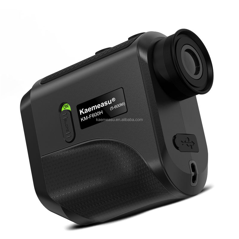 F Modelo Logotipo personalizado Golf Laser Rangefinder Função de vibração de inclinação Óptica clara para golfistas