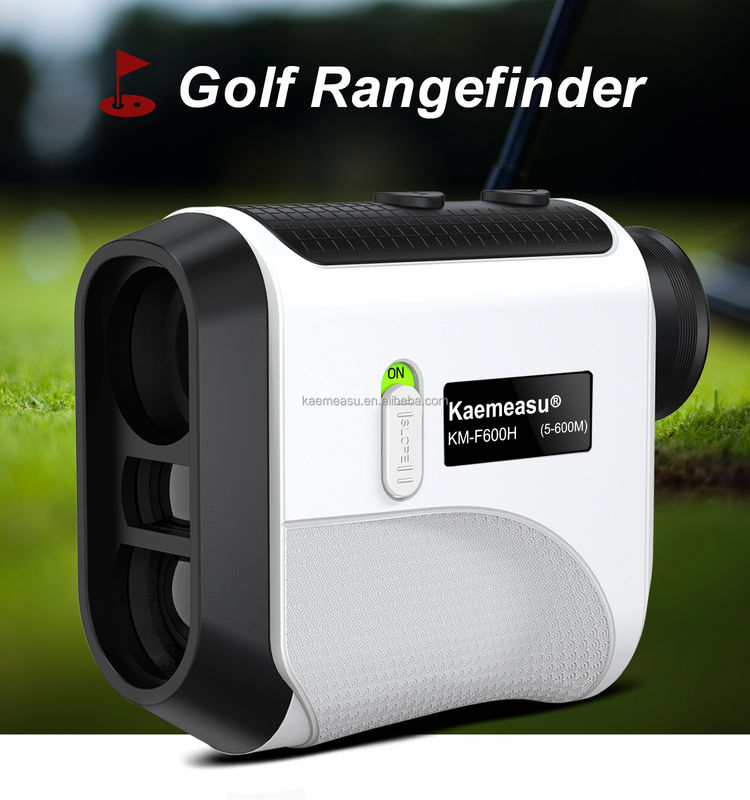 Modelo F Golf Affordable Rangefinder Pincel de inclinação em busca de ferramenta de medição de distância a laser leve