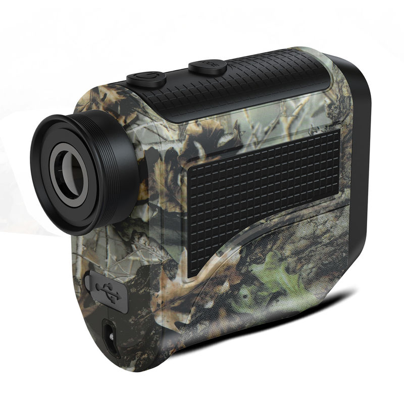 F800m Logotipo personalizado Golf Laser Rangefinder Função de vibração de inclinação Óptica clara para golfistas