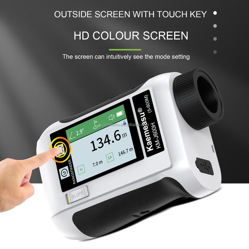 J Modernização de ecrã LCD Golf Sport Laser Range Finder com 1500m de alcance e instrumentos ópticos