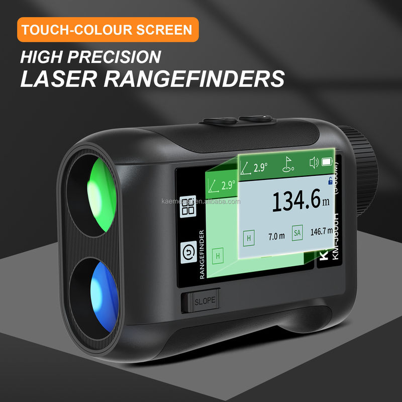 J Ecrã LCD atualizado Golf Sport Laser Rangefinder Instrumentos ópticos Diastimômetro de caça Telescópio de golfe inteligente