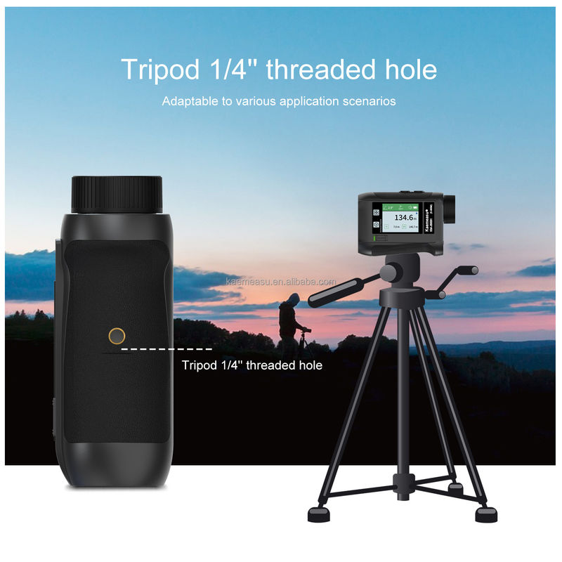 J600m Laser Rangefinder recarregável Leitor rápido de distância a laser Medidor de tela LCD Memória de armazenamento Design portátil