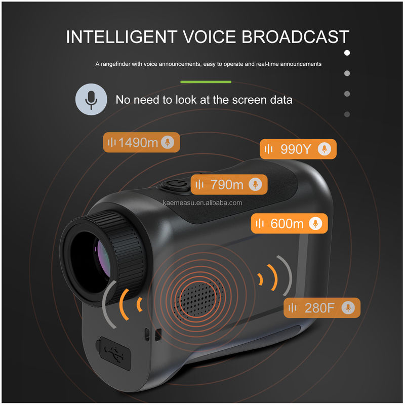 J600m Laser Rangefinder recarregável Leitor rápido de distância a laser Medidor de tela LCD Memória de armazenamento Design portátil