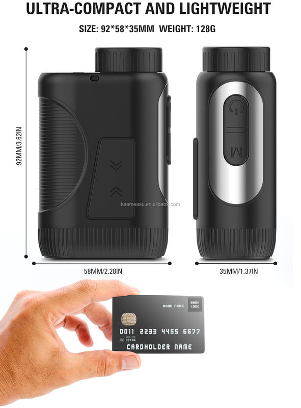 Suporte personalizado OEM 1200m Golf Laser Rangefinder com Proteção de Ingress ip54 e Base Magnética